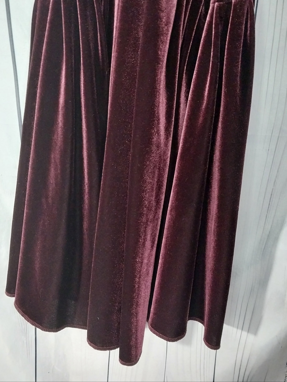 Free People Nightshade Backless Velvet & Lace Fit & Flare Skater Mini Dress - Picture 8 of 10